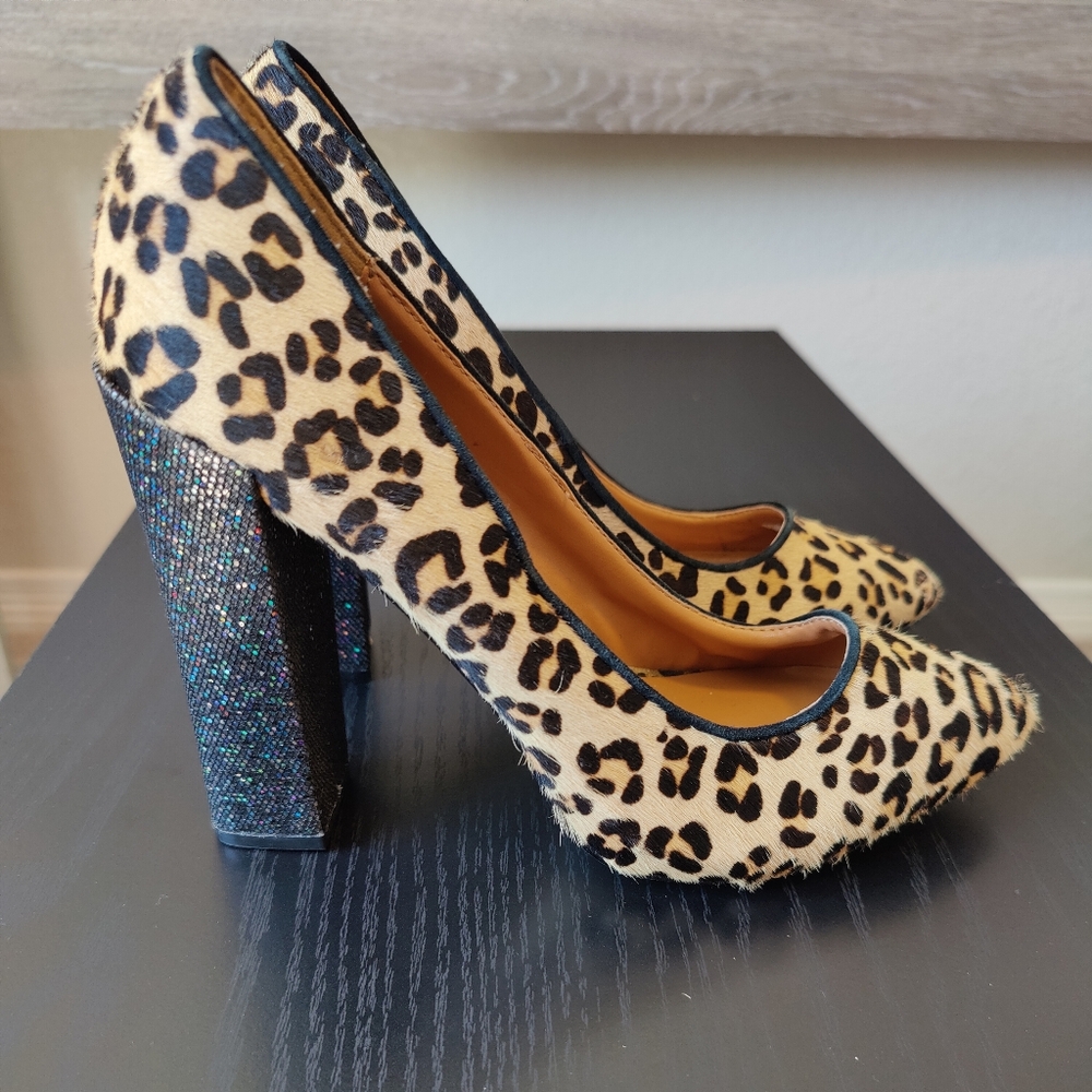 Elle Leopard Print Heels